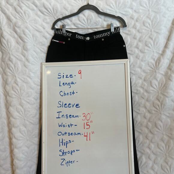 Tommy Hilfiger Underwear waistband Jean Size 9 New With Tags Straight Leg - Picture 7 of 8